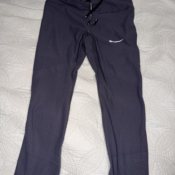 Nike Pants - Nike Running Lux Dri Fit Leggings Sz Small Purple Breathable Ankle Length